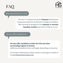 Load image into Gallery viewer, Custom Self-Install Modern House Address Sign